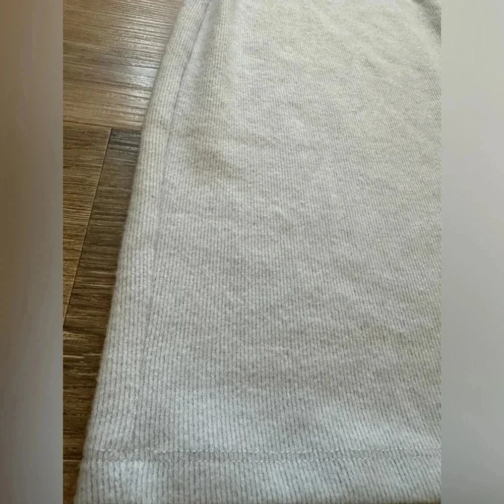 MAZIK Women’s Baby Blue Ruffle Shoulder Sweater Dress Size Small NWT - Picture 3 of 12